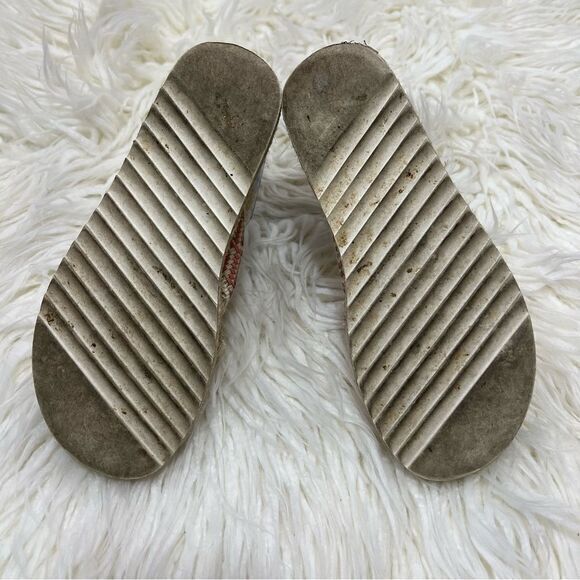 BP. Womens Slide Sandals Boho Woven Sandals Flat Slip On Bohemian‎ Pink Size 6M - Picture 5 of 7